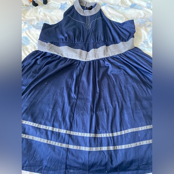 Her Universe Star Wars Ahsoka Tano Halter Dress Plus Size - Picture 2 of 8
